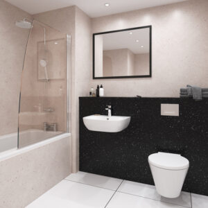 BB Nuance Postformed Panel - 2420 x 1200 x 11mm - Doux Lime Quartz