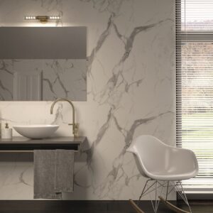 BB Nuance Feature Panel - 2420 x 580 x 11mm - Calacatta Statuario