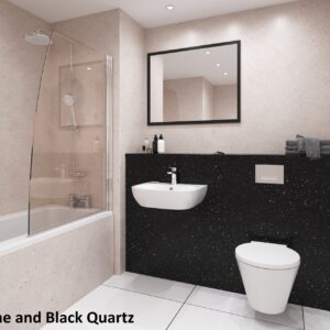 BB Nuance Feature Panel - 2420 x 580 x 11mm - Doux Lime Quartz