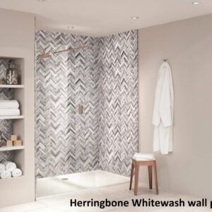 BB Nuance Tongue & Groove Panel - 2420 x 1200 x 11mm - Herringbone Whitewash