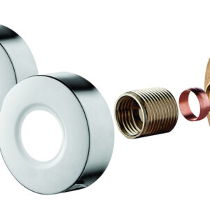 Niagara Equate Bar Valve Easy Fix Kit with Shrouds - Chrome