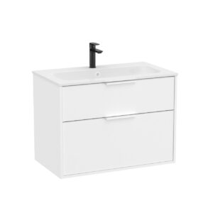 Roca Optica 800mm Stonex Basin for Furniture - White