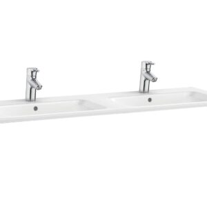 Roca The Gap/Aleyda Standard 1200mm Double Basin - White