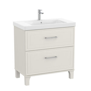 Roca Romea 800mm Vanity Unit Only - Matt White