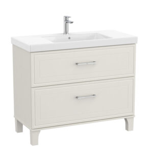 Roca Romea 1000mm Vanity Unit Only - Matt White