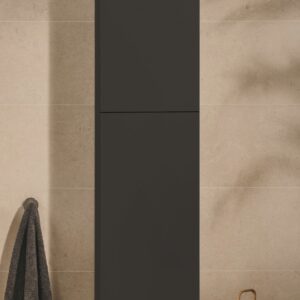 Roca Aleyda Column Unit 1500 x 350mm - Matt Black