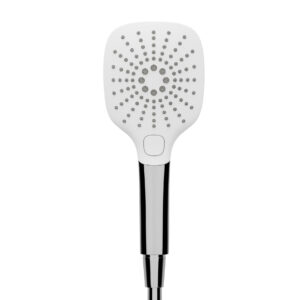 Elisa 109mm 3 Spray Soft Square Shower Head - Chrome