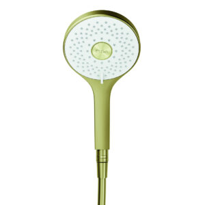 Elisa 130mm 3 Spray Vita Shower Head - Brushed Brass