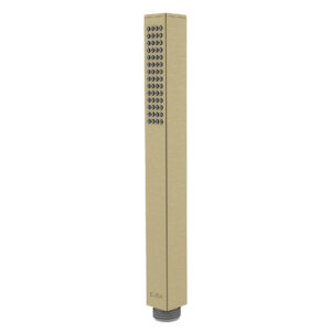 Elisa Square Metal Slim Handset - Brushed Brass