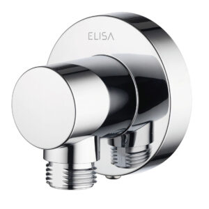 Elisa Round Wall Outlet - Chrome