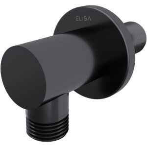 Elisa Round Wall Outlet - Matt Black