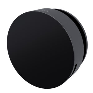 Elisa Bath Overflow Filler - Matt Black