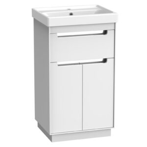 Tavistock Acumen 500 Floor Standing Unit - Gloss White (excl. basin & top)