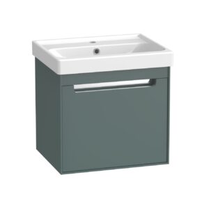 Tavistock Acumen 500 Wall Hung Unit - Viridian Green (excl. basin & top)