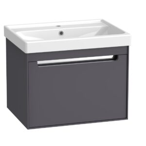 Tavistock Acumen 600 Wall Hung Unit - Storm Grey