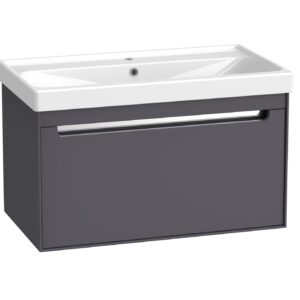 Tavistock Acumen 800 Wall Hung Unit - Storm Grey