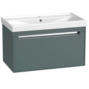 Tavistock Acumen 800 Wall Hung Unit - Viridian Green