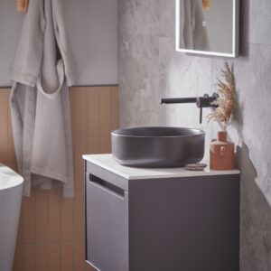 Tavistock Acumen 600 Worktop - Bianco Marble