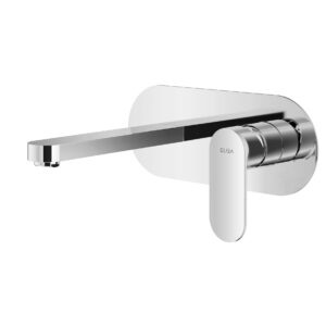 Elisa Antonella Wall Mounted Basin Mixer - Chrome