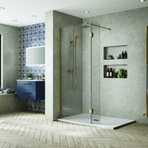 Aquadart Wetroom 10 Profile Pack - Brushed Brass