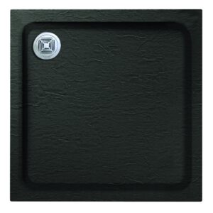 Aquadart Black Slate Effect 900 x 900mm Tray (excl. waste)