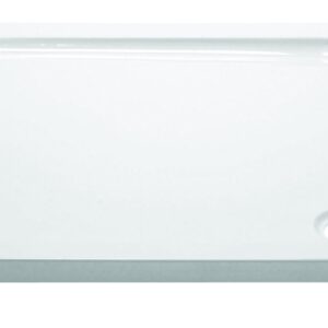 April 900 x 900mm Anti Slip Tray - White (excl. waste)