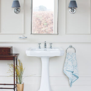 Burlington Victorian Basin 560mm - 3 Tap Holes - White