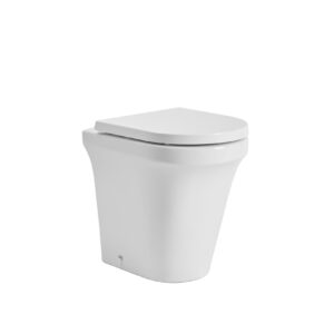 Tavistock Aerial Rimless Comfort Height Back To Wall BTW Pan - White