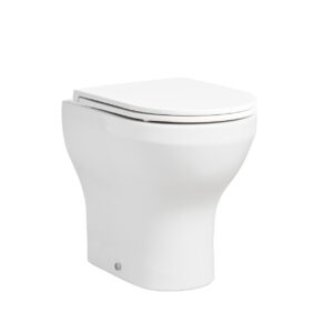 Tavistock Micra Evo Rimless Comfort Height Back To Wall Pan - White