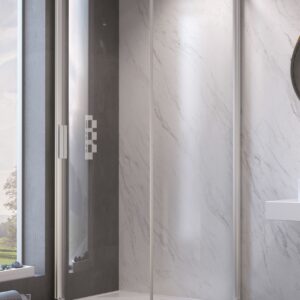 Kudos Connect2 Offset Curved Quad 1000 x 810mm L/H Tray & Waste-White (Requires dedicated enclosure)