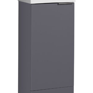 Tavistock Cadence 400 Cloakroom Floor Standing Unit - Storm Grey