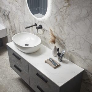 Tavistock Cadence 1000 Worktop Inc Support - Bianco Marble