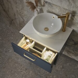 Tavistock Cadence 500 Worktop Inc Support - Bianco White