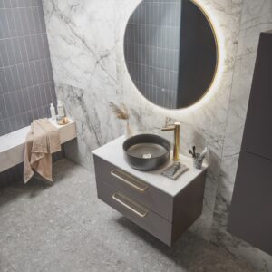 Tavistock Cadence 600 Worktop Inc Support - Bianco Marble