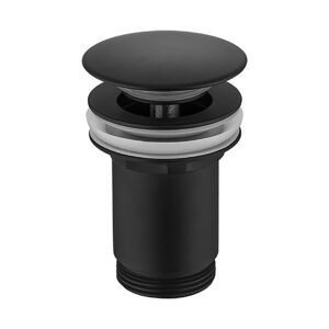 Elisa Antonella Basin Waste Slotted - Matt Black