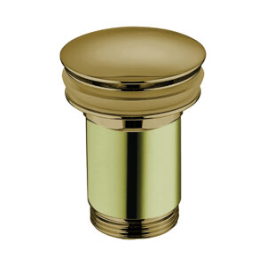 Elisa Antonella Basin Waste Unslotted - Brushed Brass