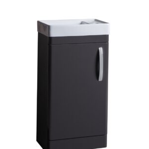 Tavistock Compass 450 Floor Standing Cloakroom Unit - Gloss Clay