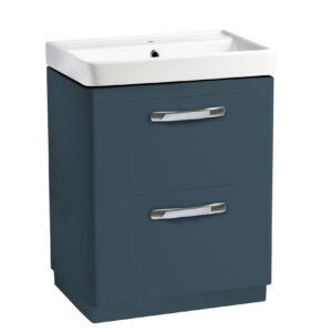 Tavistock Compass 600 Floor Standing Unit with Two Drawers - Oxford Blue