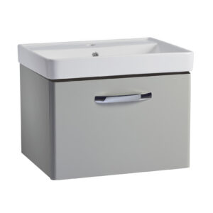 Tavistock Compass 600 Wall Hung Unit - Gloss Light Grey