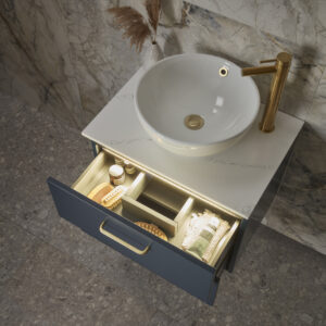 Tavistock Compass 600 Worktop Inc Support - Bianco Marble