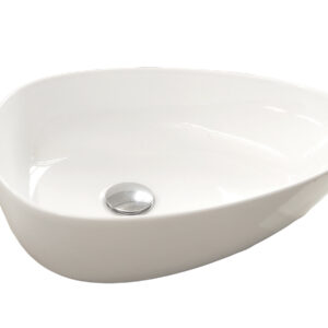 Britton Pebble Countertop Basin 470 x 350mm - No Tap Hole