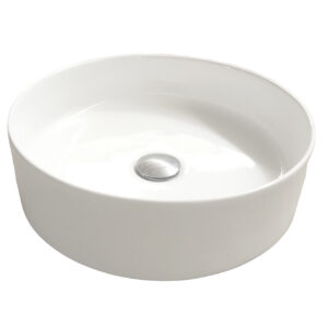 Britton Round Countertop Basin 400mm - No Tap Hole