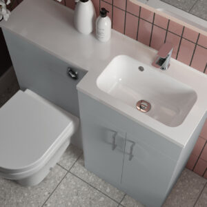 Tavistock Nexus 1000 x 340mm L-Shape Basin - Right Hand
