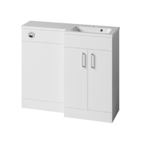 Tavistock Nexus L-Shape Basin Unit Only 500mm - Gloss White