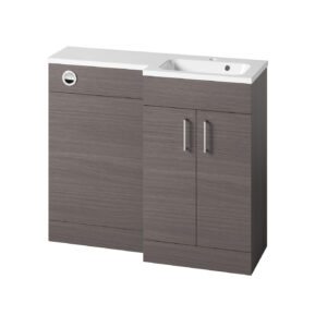 Tavistock Nexus L-Shape Basin Unit Only 500mm - Urban Grey