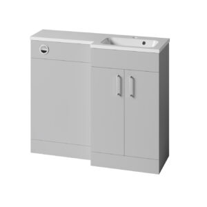 Tavistock Nexus L-Shape Basin Unit Only 500mm - Light Grey