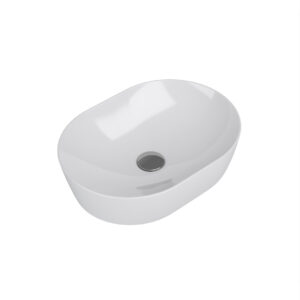 Tavistock Bay Pill Countertop Basin 490x355x130 - White