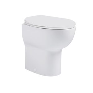 Tavistock Loft Rimless Comfort Height Back To Wall Pan - White