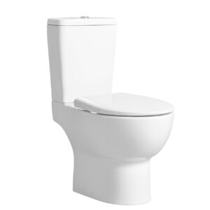 Tavistock Loft Rimless Open Back Close Coupled Pan 640mm - White