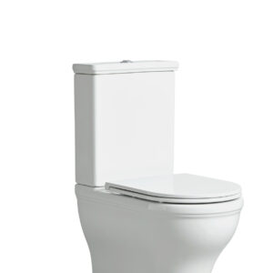 Tavistock Lansdown Fully Enclosed Short Projection Close Coupled Pan - White